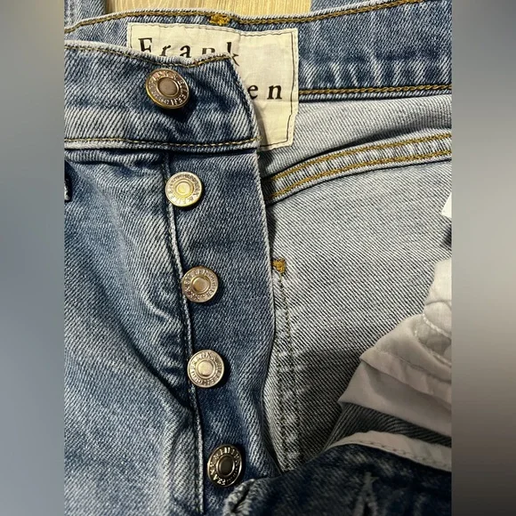 Frank & Eileen Monaghan Straight Leg Jeans – Distressed Raw Hem – 26 - Picture 7 of 12